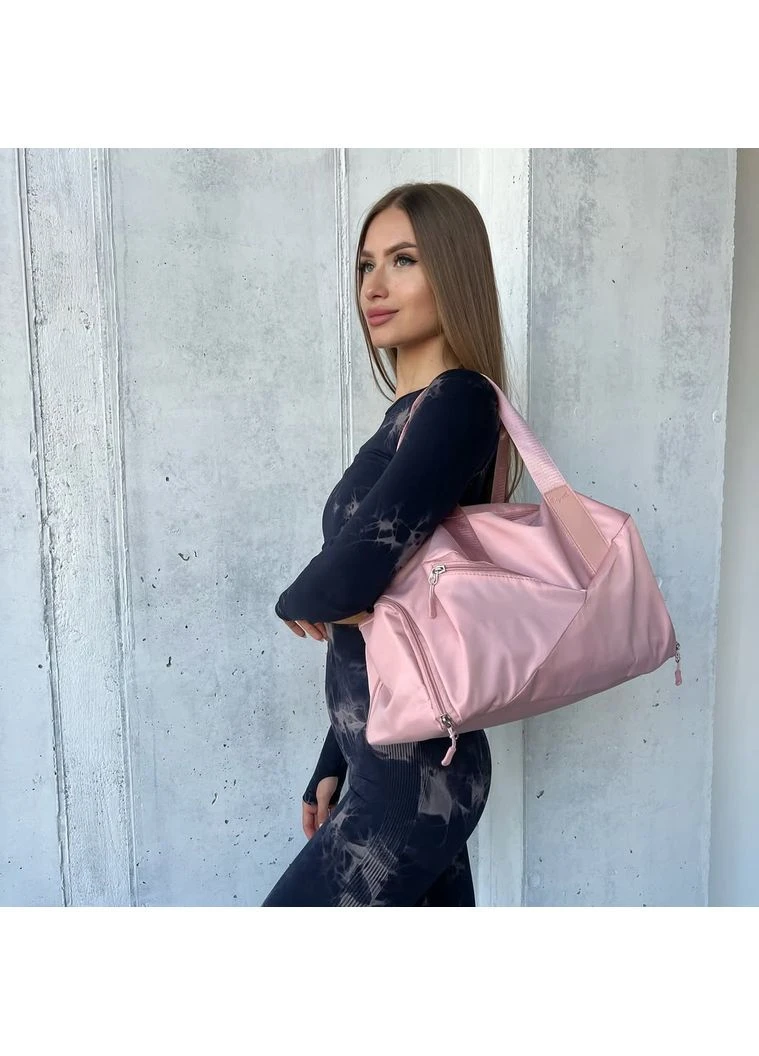 Спортивная женская сумка ЗD "Конверт" на 4 отделения для спортзала компактная 41x23x23 см Персиковая Bags Конверт (381027090)
