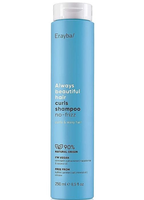 Шампунь для в'юнкого волосся ABH Curls Shampoo No-frizz 1000ml (1289266-4606406) Erayba (368632262)