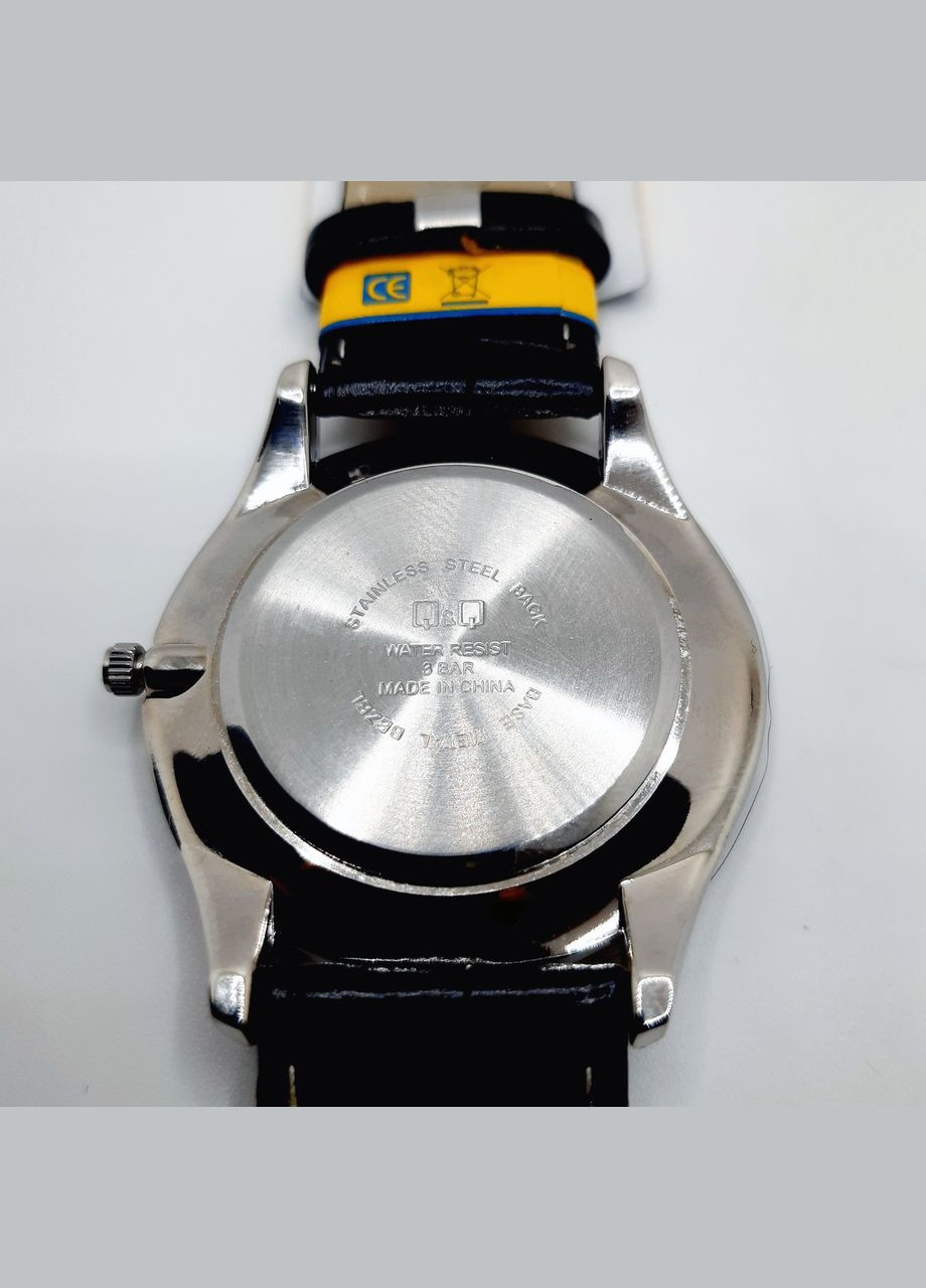 Наручний годинник '' чоловічий кварцовий шкіряний ремінець () Q&Q Q056-304Y (305391389)