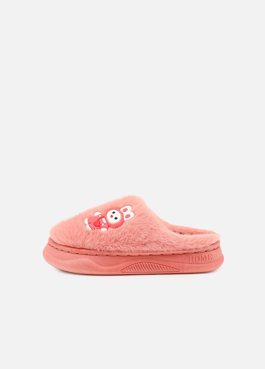Персиковые тапочки домашние для девочки цвет персиковый cb-00276362 Yuki