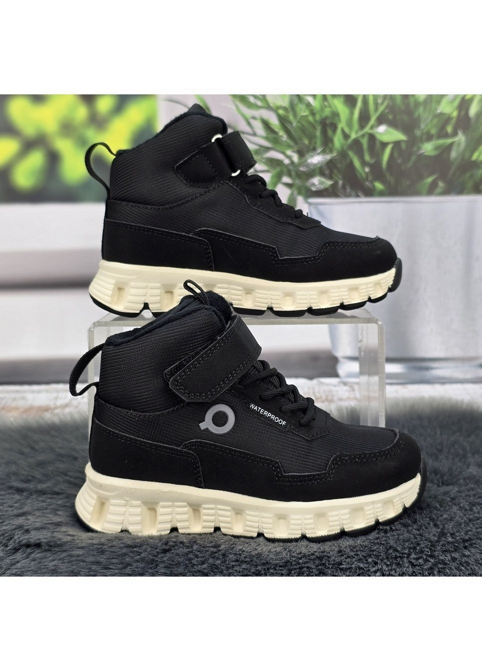 Черные повседневные осенние демисезонные ботинки Jong Golf