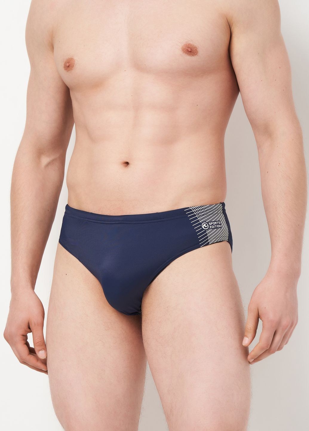 Мужские темно-синие пляжные плавки C&A