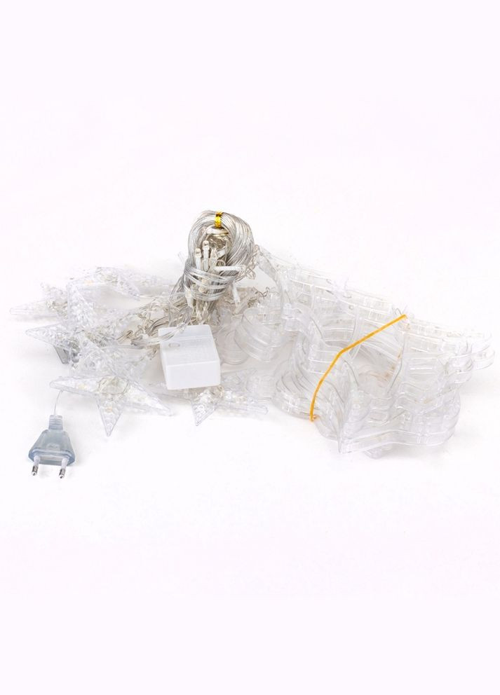 Гірлянда новорічні Зірочки 140 LED 3,2 м жовте світіння 119133-033 No Brand (346152705)