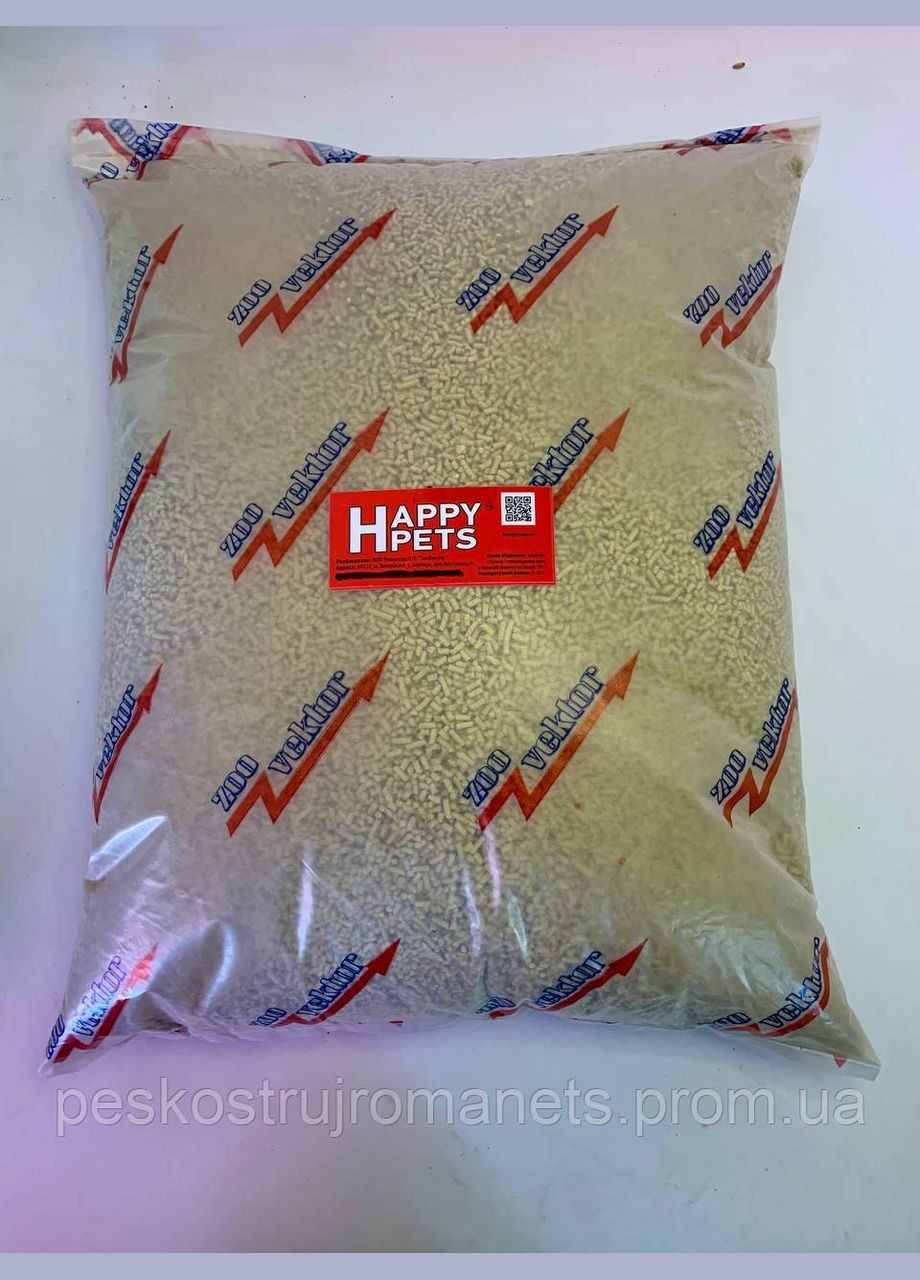 Наполнитель TOFU Mini small "Happy pets" Лимон 10кг No Brand (328600652)