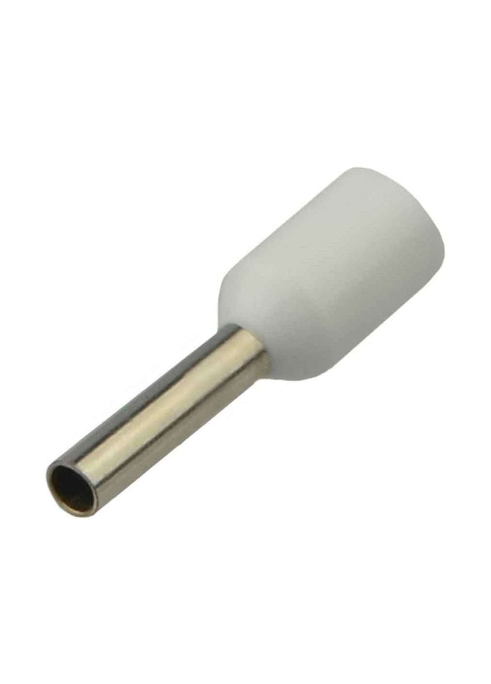 Наконечник трубчатый 0,75мм НТ 0,75-08 белый (100шт) АСКО (362717326)