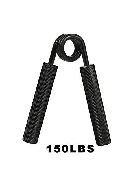 Эспандер кистевой металлический 67,5 кг( 150LB) с накладками, черный No Brand (313859886)