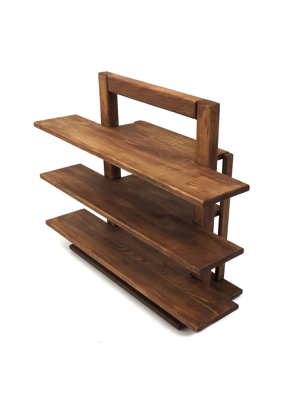 Подставка для десертов из дерева Тортила мускат (КИП-003007) No Brand (327846707)