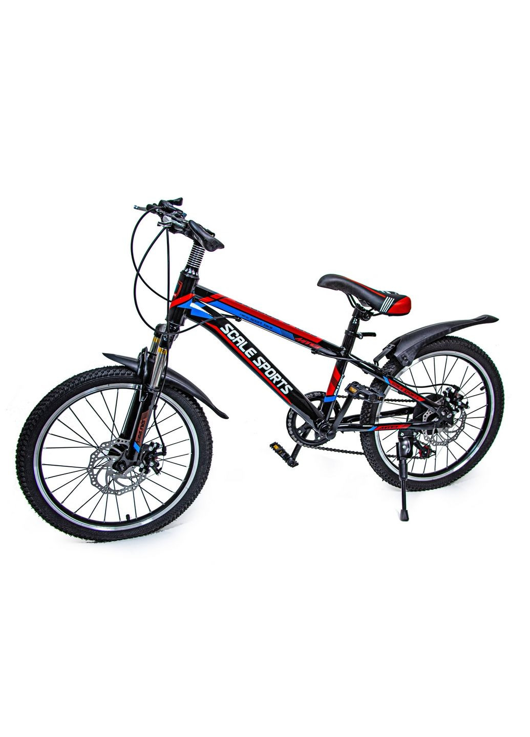 Дитячий велосипед 20", дискові гальма, амортизатор 20 дюймов Scale Sports (289369942)
