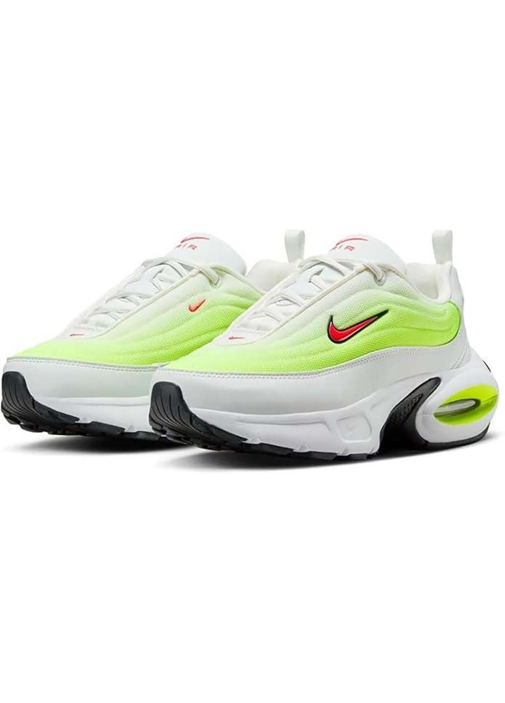 Женские Кроссовки W AIR MAX PORTAL Белый Салатовый Nike комбинированные демисезоны (367586944)
