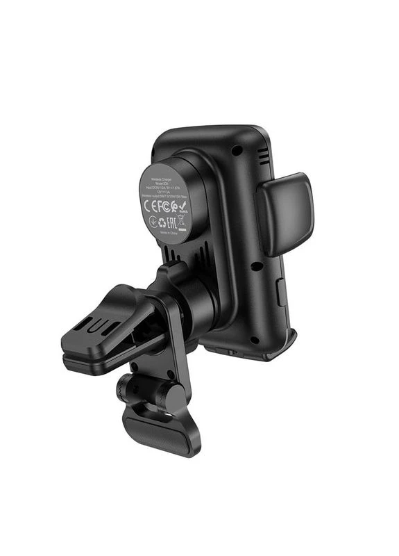 Тримач 2 in 1 Air outlet / Dashboard Smart alignment wireless charging Car holder S35 |5-15W Max| Hoco (368903154)