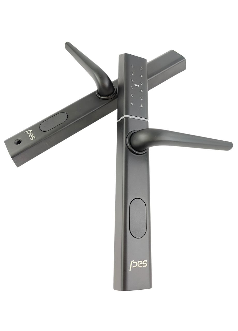 Розумний замок з отворами під циліндр Ford 2 чорний PES (347324734)