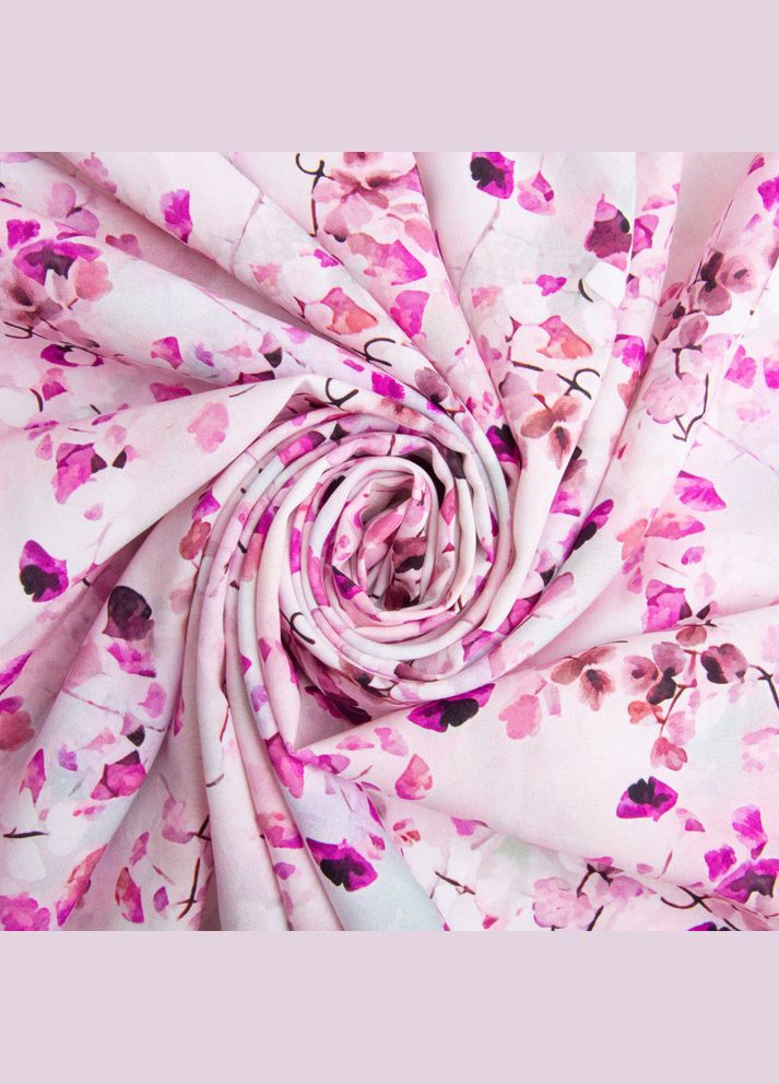 Тканина плательна штапель віскоза 145 см 90 г/м2 для суконь, спідниць, штанів, комбінезонів, дитячого одягу травень IDEIA (341328138)