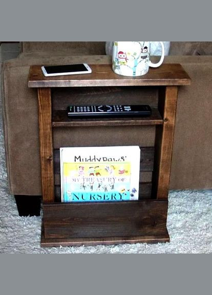 Приставний столик з дерева Тангера капучино (ДНС-001509) No Brand (328081645)