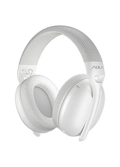 Навушники S6 - 3 in 1 Wired/2.4G Wireless/Bluetooth (6948391235561) Aula S6 - 3 in 1 Wired/2.4G Wireless/Bluetooth White (400149762)