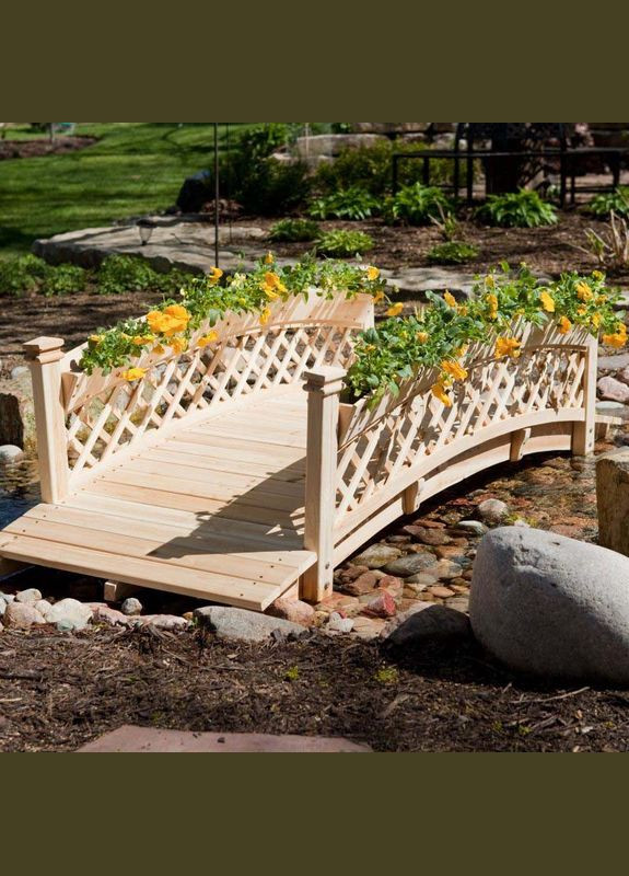 Садовий місток з дерева Бауро бланже (МОС-000401) No Brand (328960087)