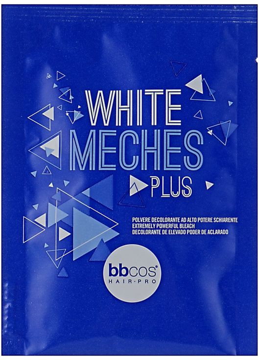 Осветительная пудра, пакет White Meches Plus Bleaching Powder 500g (450883-187435) BBcos (368603047)