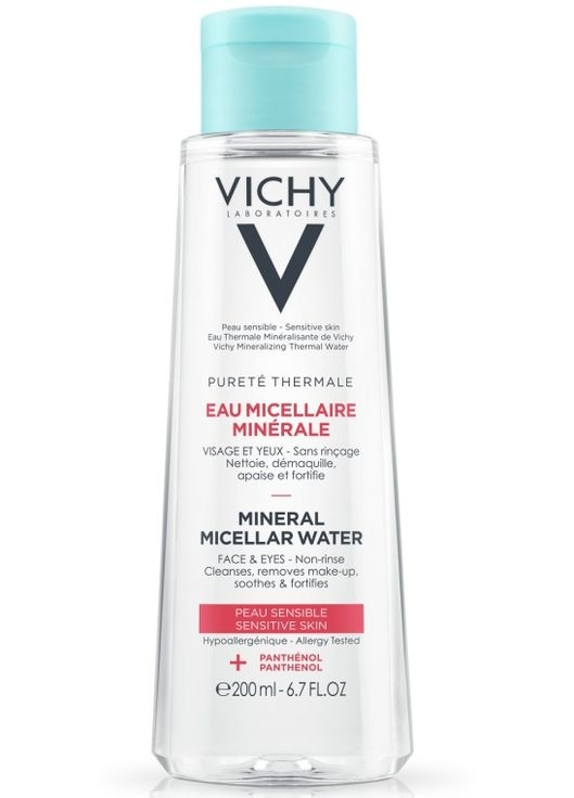 Мицеллярная вода для чувствительной кожи и глаз Purete Thermale 3in1 One Step Micellar Water 400ml Vichy (368660521)