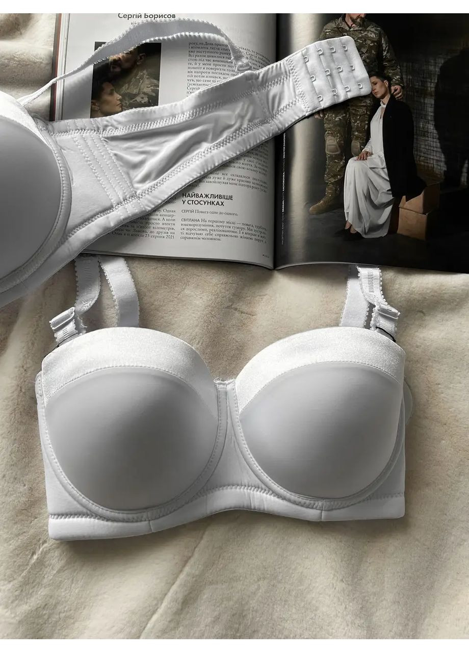 Белый балконет гладкий женский бюстгальтер белого цвета чашка d China с косточками