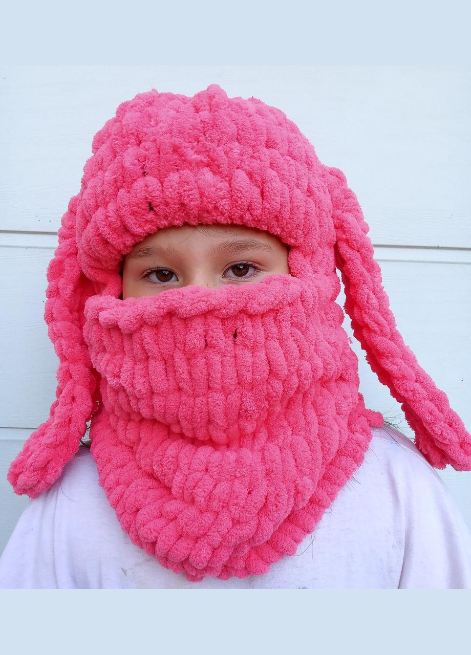 Дитяча шапка-балаклава з вушками 2 Льва (358068445)