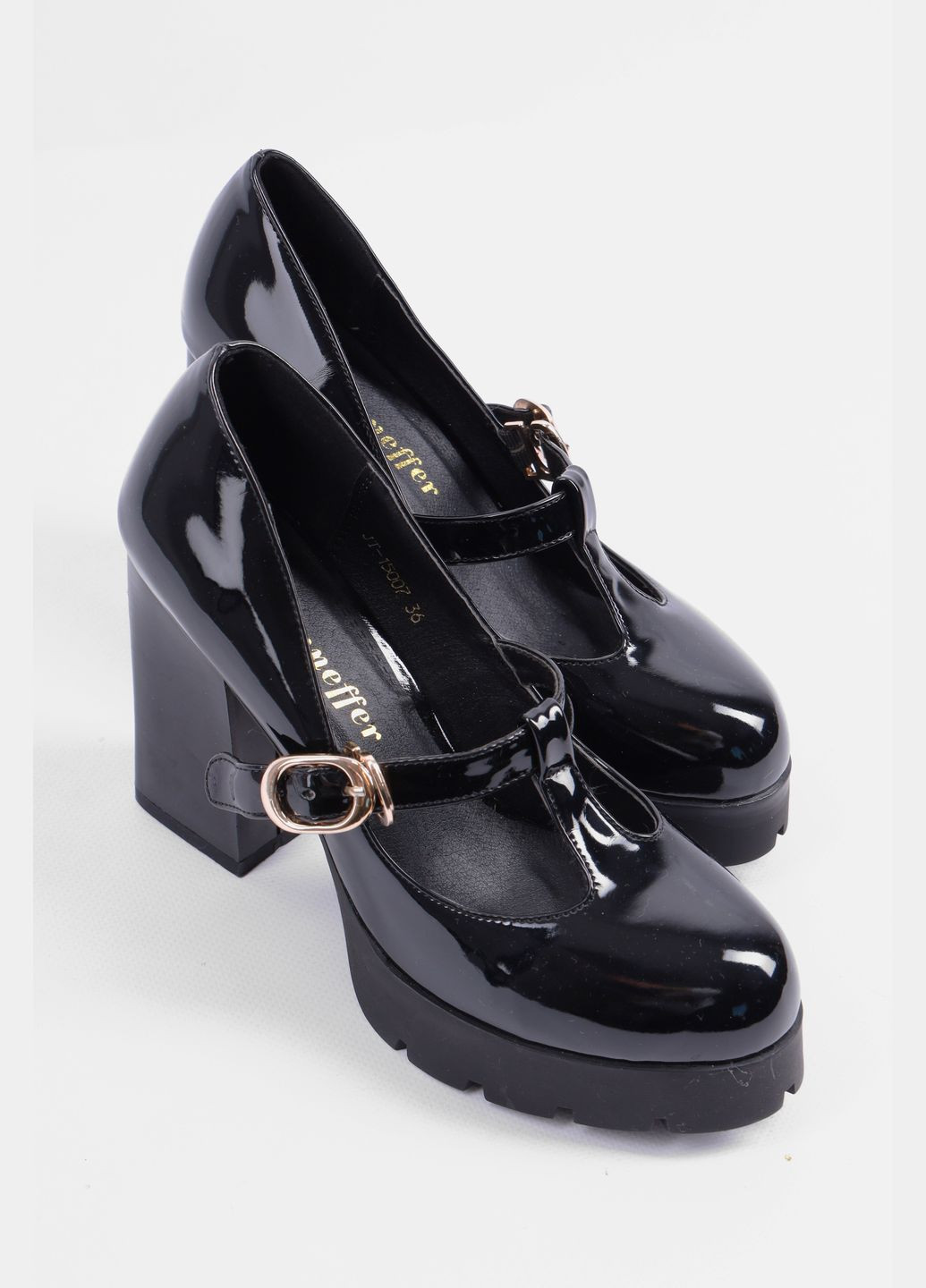 Туфлі жіночі чорного кольору Let's Shop (293939437)