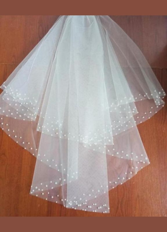 Весільна фата з перлинами No Brand (318481727)