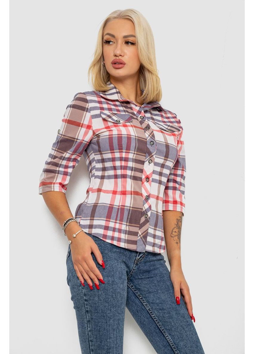 Сорочка жіноча в клітку,, 230R063 Ager (365077398)