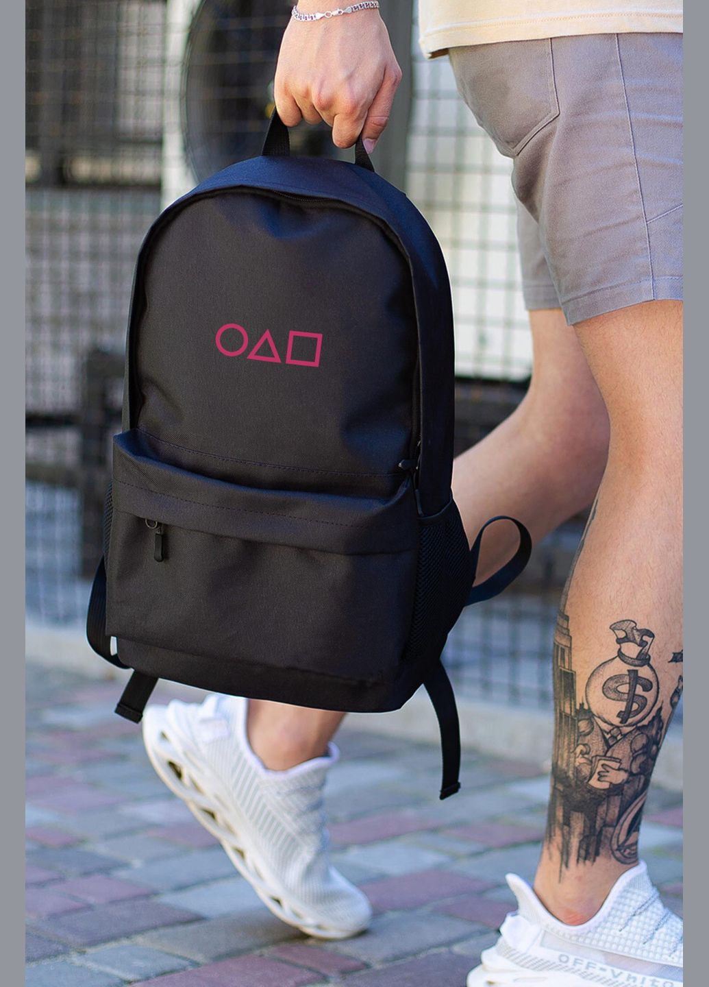 Повсякденний Рюкзак Шкільний Для Хлопчика З Принтом Гра В Кальмара Without (348059249)