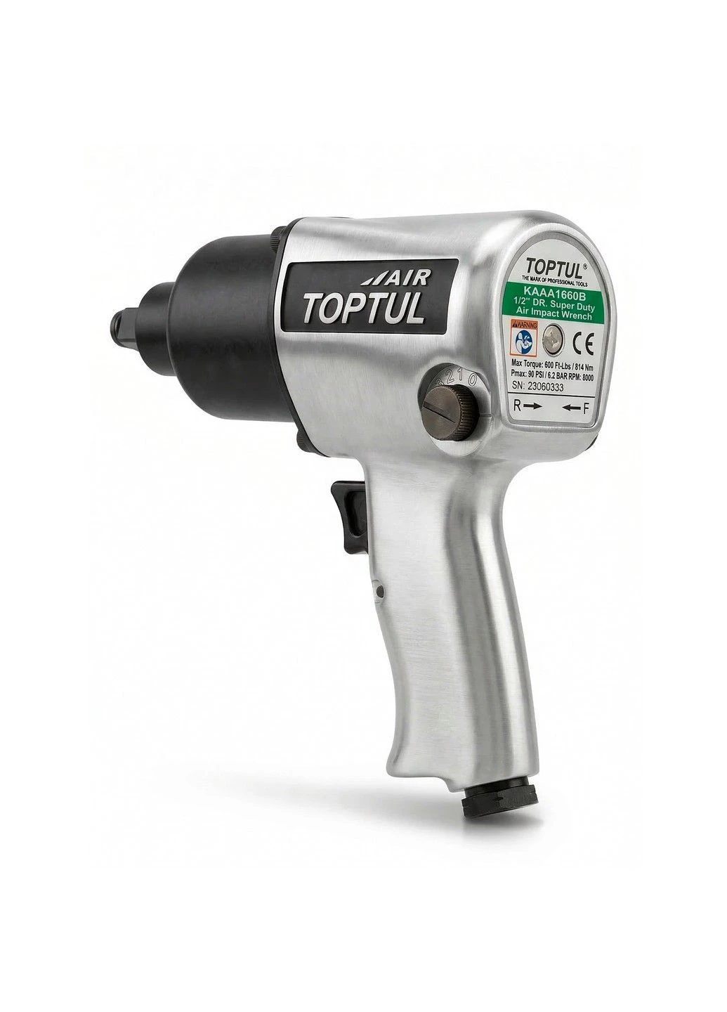 Пневмогайковерт 1/2" 814N/m 8000об/хв 2,6кг TOPTUL (395963002)