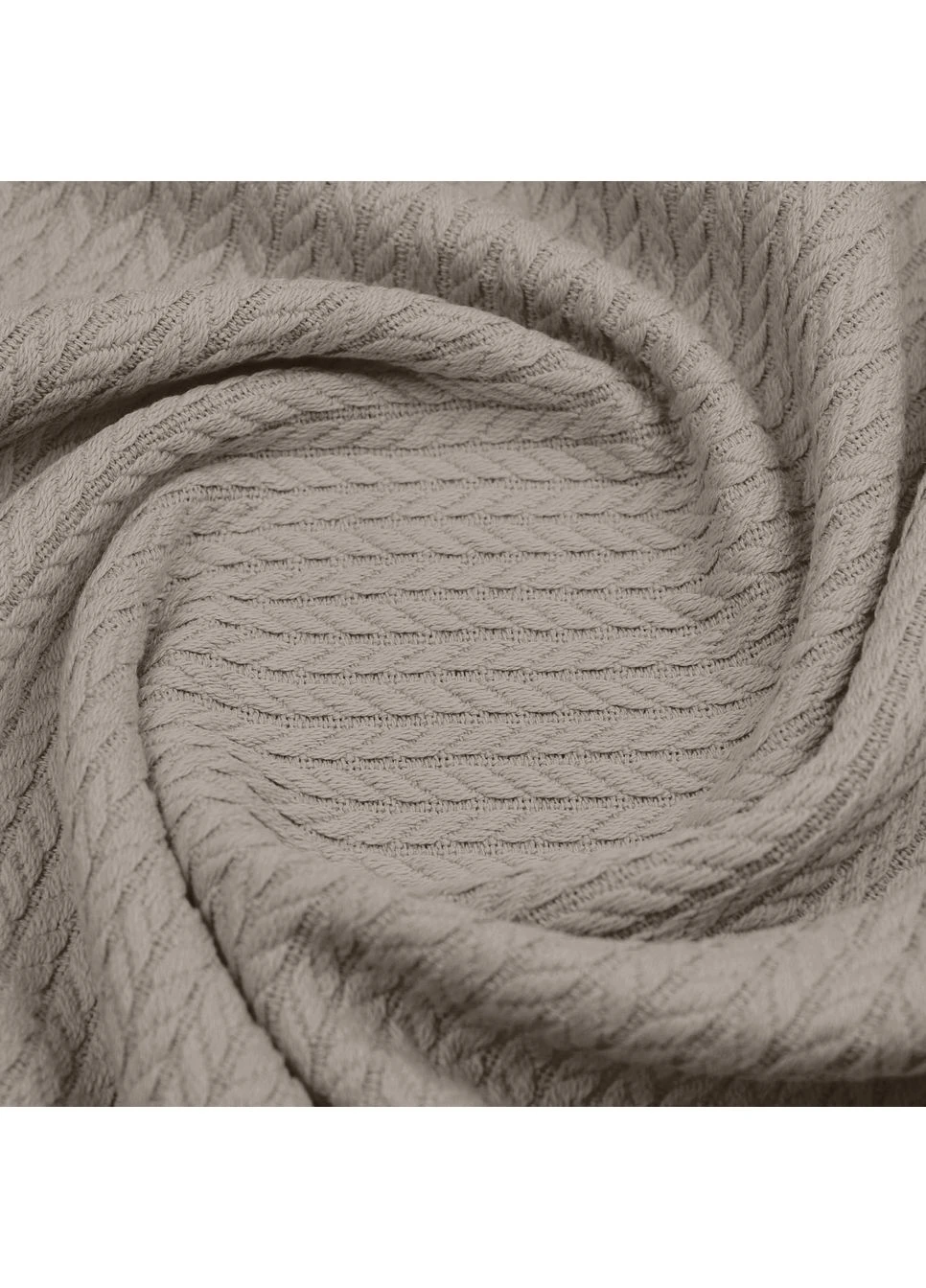 Плед покрывало косичка 200х220 Bronze Knitted Braid (4822052298855) Cosas (392835991)