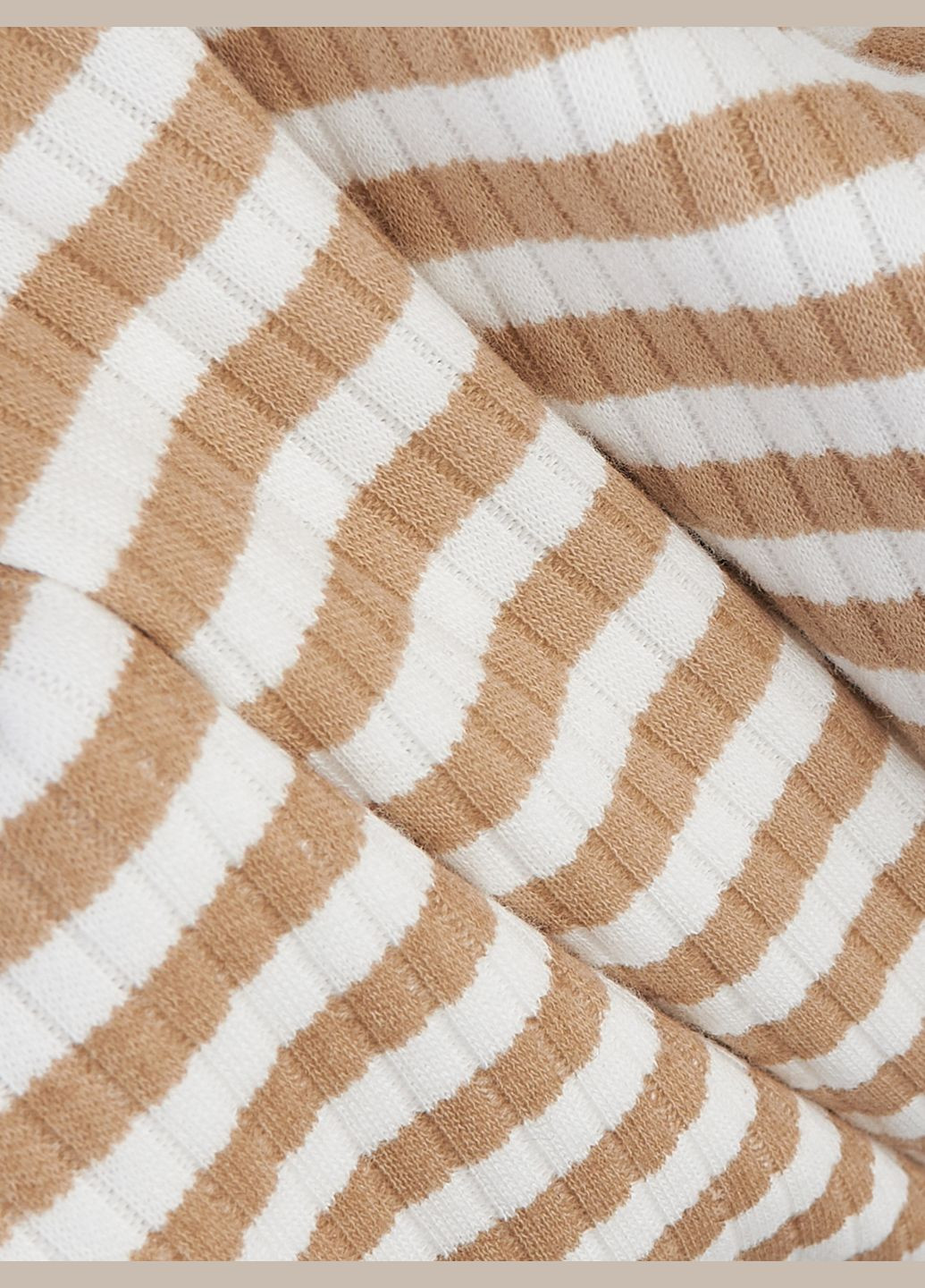 Чоловічок молочний в бежеву смужку фактурний KRAKO (323640370)