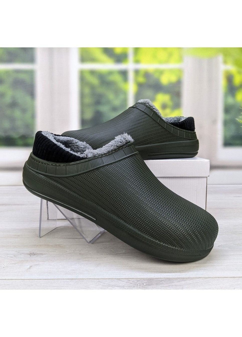 Калоші чоловічі пена з хутром з м'яким задником Gipanis (302021821)