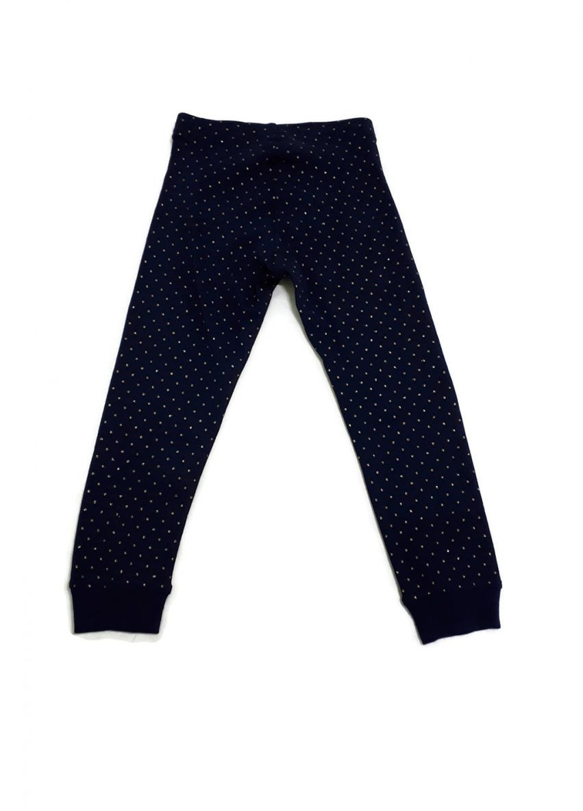 Піжамні штани бавовняні для дівчинки 0623765018 темно-синій H&M (264912650)