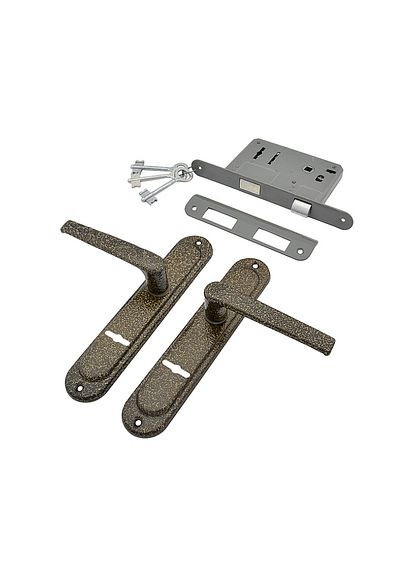 Замок врізний Тандем ЗВ=9Н-1П мідь No Brand (362492774)