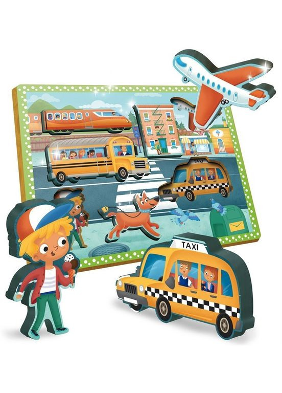 Ігровий набір LISCIANI GIOCHI LUDATTICA дерев'яний THE CITY 49905 Liscianigiochi (305417718)