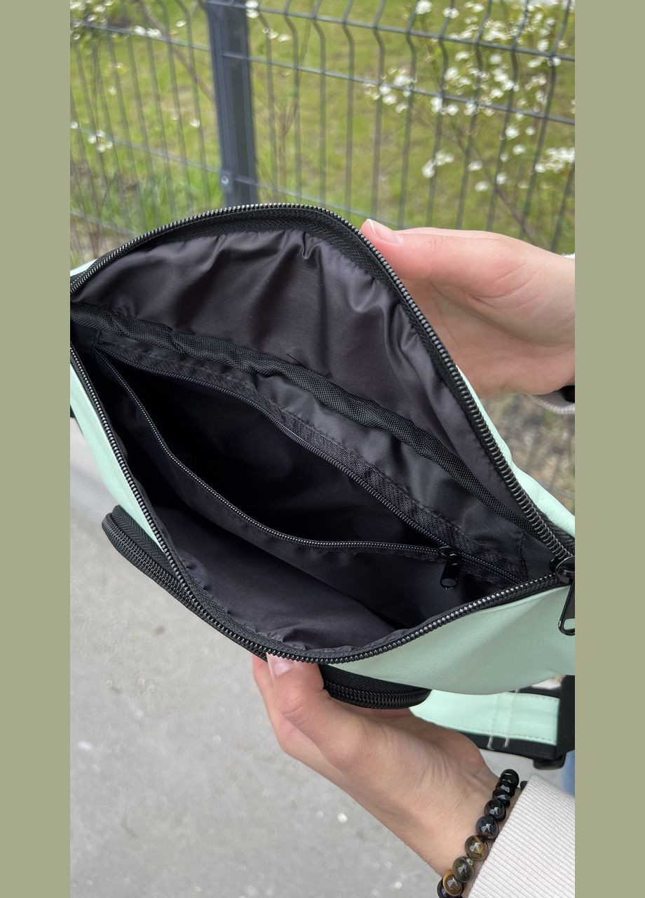 Нагрудна сумка-бананка, слінг-сумка практична і стильна чорний колір ToBeYou Tender (293247148)