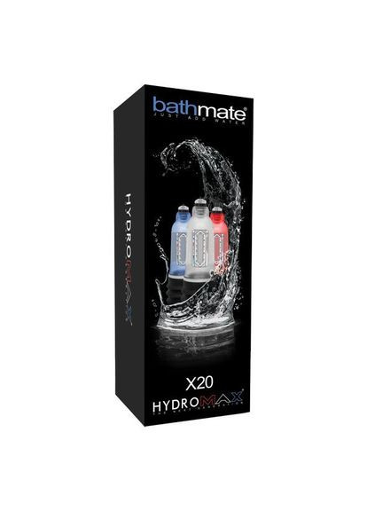 Гідропомпа Hydromax 5 Clear (X20), для члена довжиною від 7,5 до 12,5 см, діаметр до 4,5 см Bathmate (326601739)