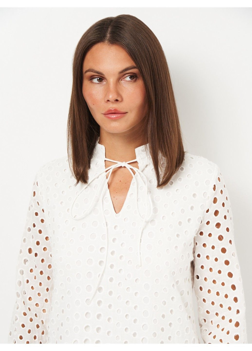 Белое кэжуал платье SHEIN однотонное