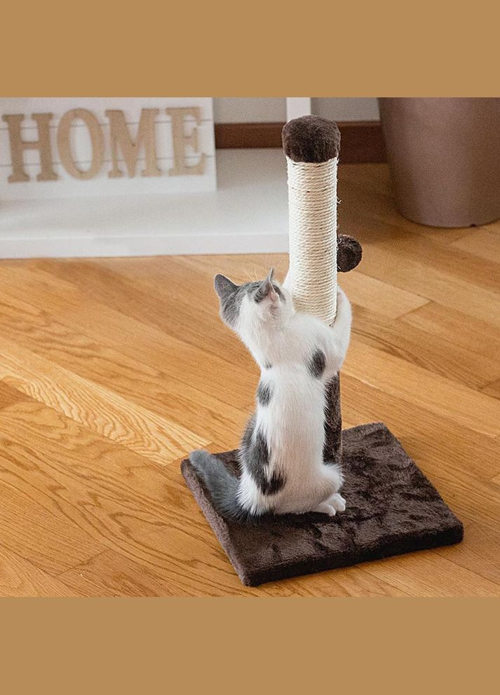 Напольная когтеточка столбик с игрушкой для кошек PA 4014 (Ферпласт Пион 4014) Ferplast (297512140)