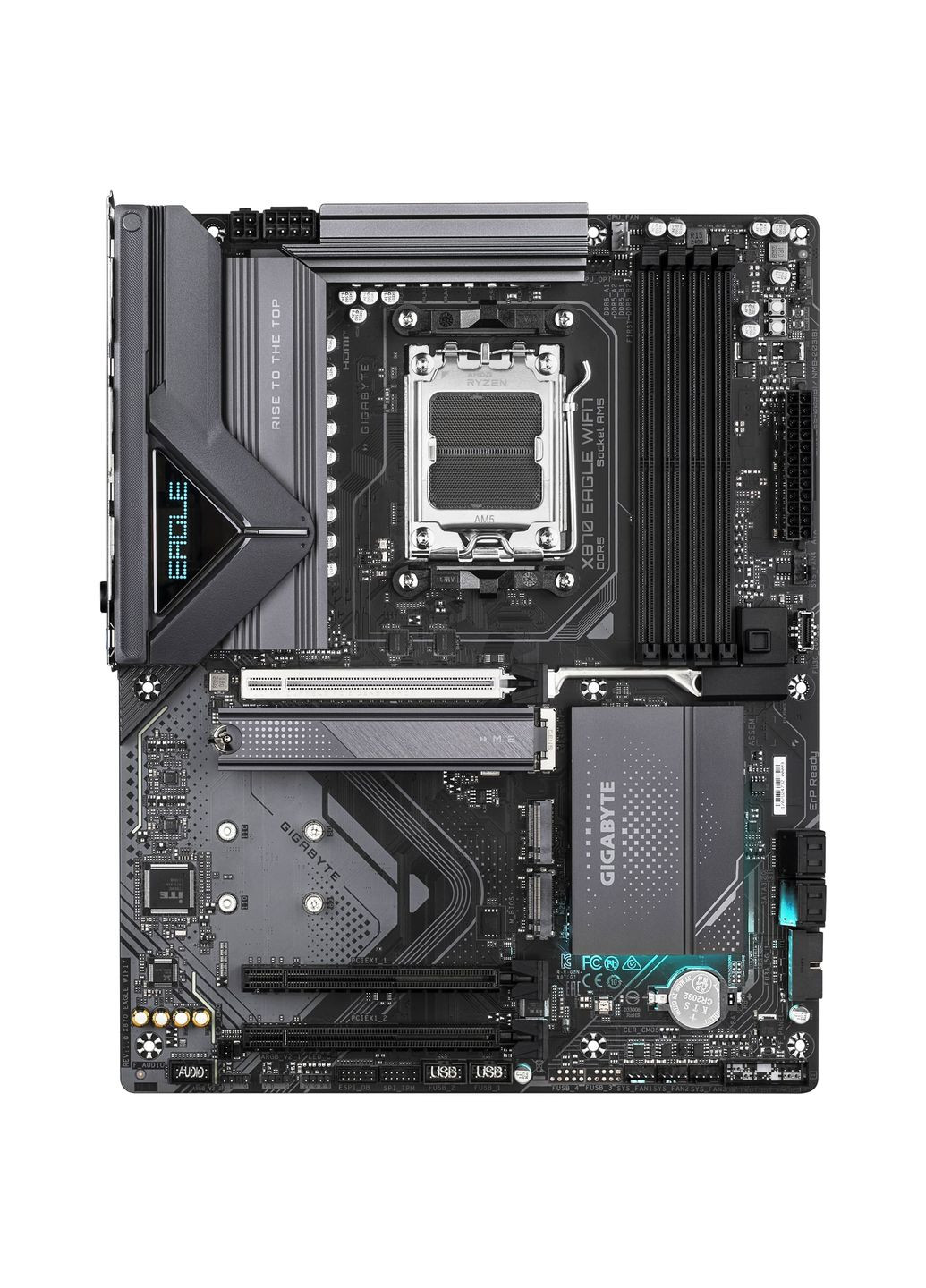Материнская плата X870 EAGLE WIFI7 sAM5 X870 4xDDR5 M.2 HDMI DP Wi-Fi BT ATX Gigabyte (320827622)