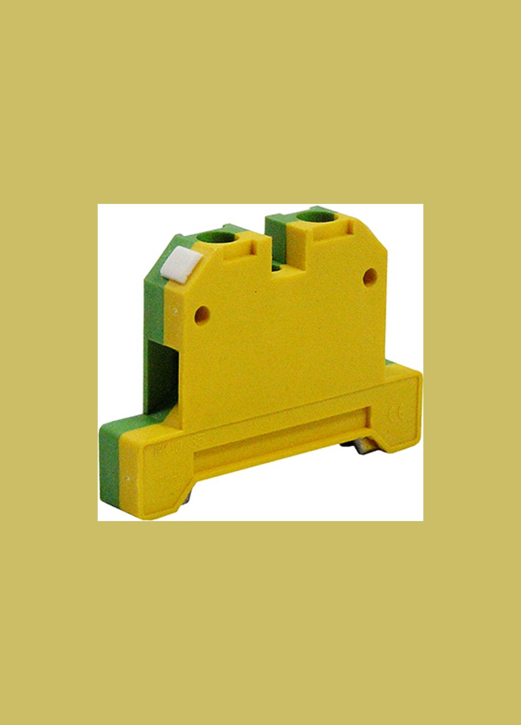 Клема гвинтова набірна заземлення 24А 2,5мм.кв. 58х18х40мм жовто-зелена [p050001] e.tc.z.din.pro.2.5 E.NEXT (344530577)