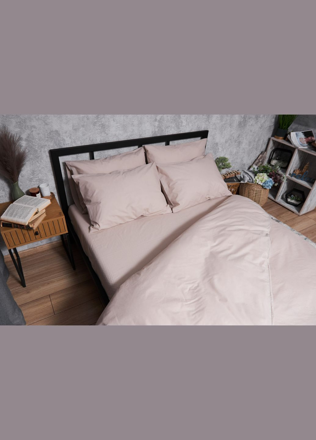 Комплект постельного белья Бязь Gold Люкс «» евро 200х220 наволочки 4х50х70 (MS-820004598) Moon&Star Blanc (293147793)