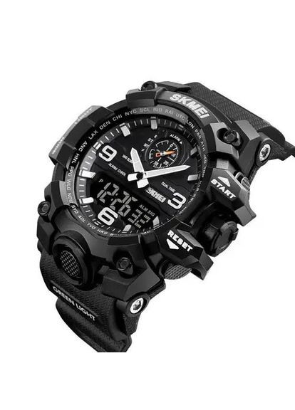 Новые командирские часы 1586BK BLACK, Лучшие военные часы, PD-542 Skmei (356732216)