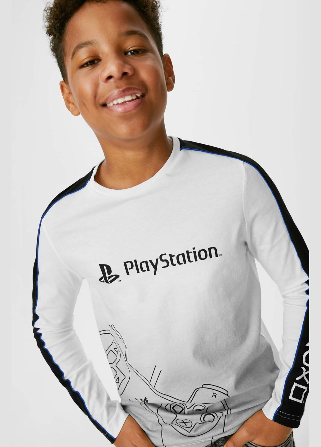 Разноцветный демисезонный кэжуал лонгслив C&A