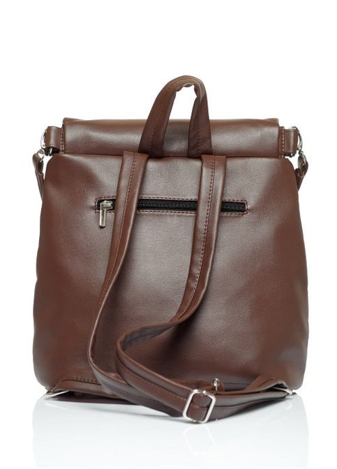 Женский рюкзак Loft QSH шоколадный Sambag (302519143)