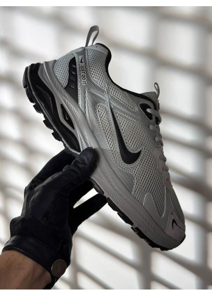 Темно-серые кроссовки light grey black No Brand Zoom Winflo