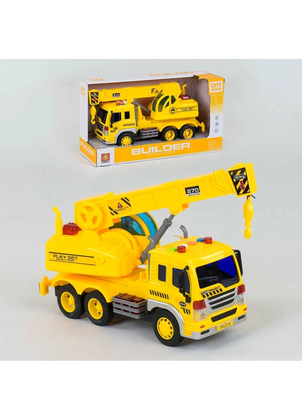 Спецтехника WY 310 E (24) инерция, свет, звук, в коробке No Brand (307165151)