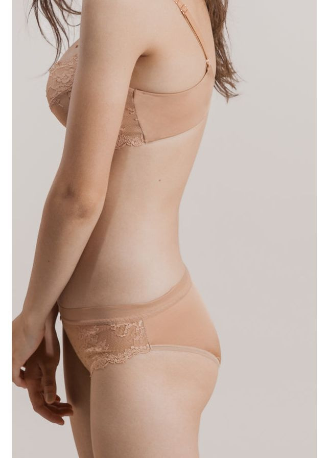Трусики сліпи з мереживом Gisela 438 beige (358202158)