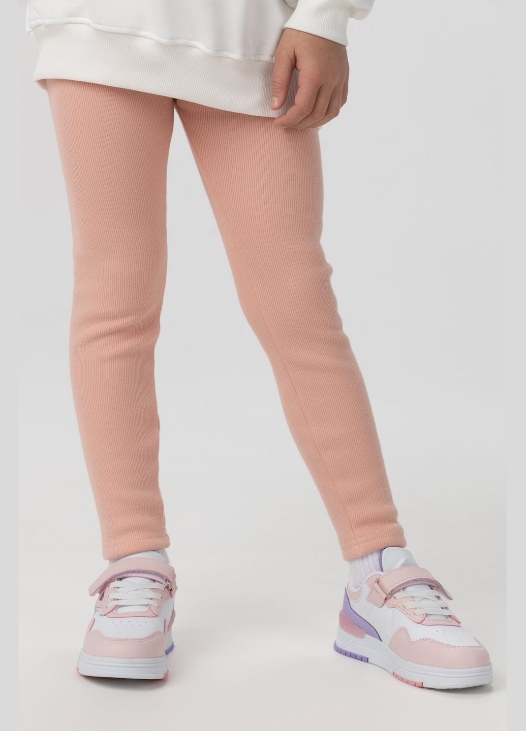 Персиковые повседневный зимние брюки Lizi Kids