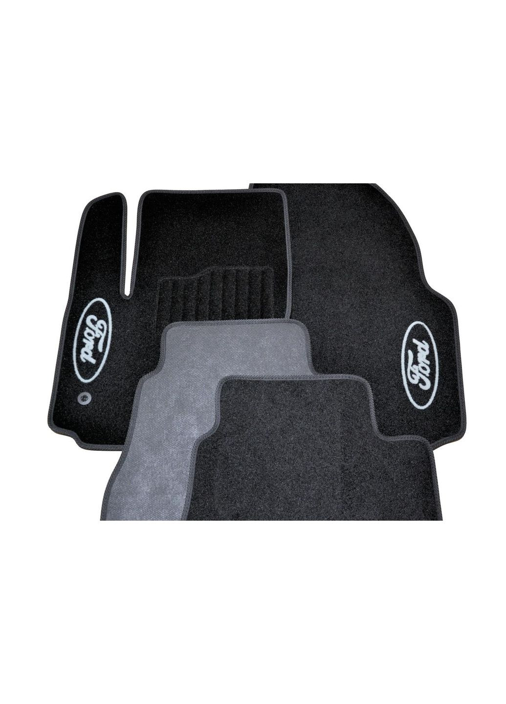 Ворсовые коврики в салон для Ford (2007-2013)/Форд Мондео /Чёрные Beltex Mondeo (360615146)