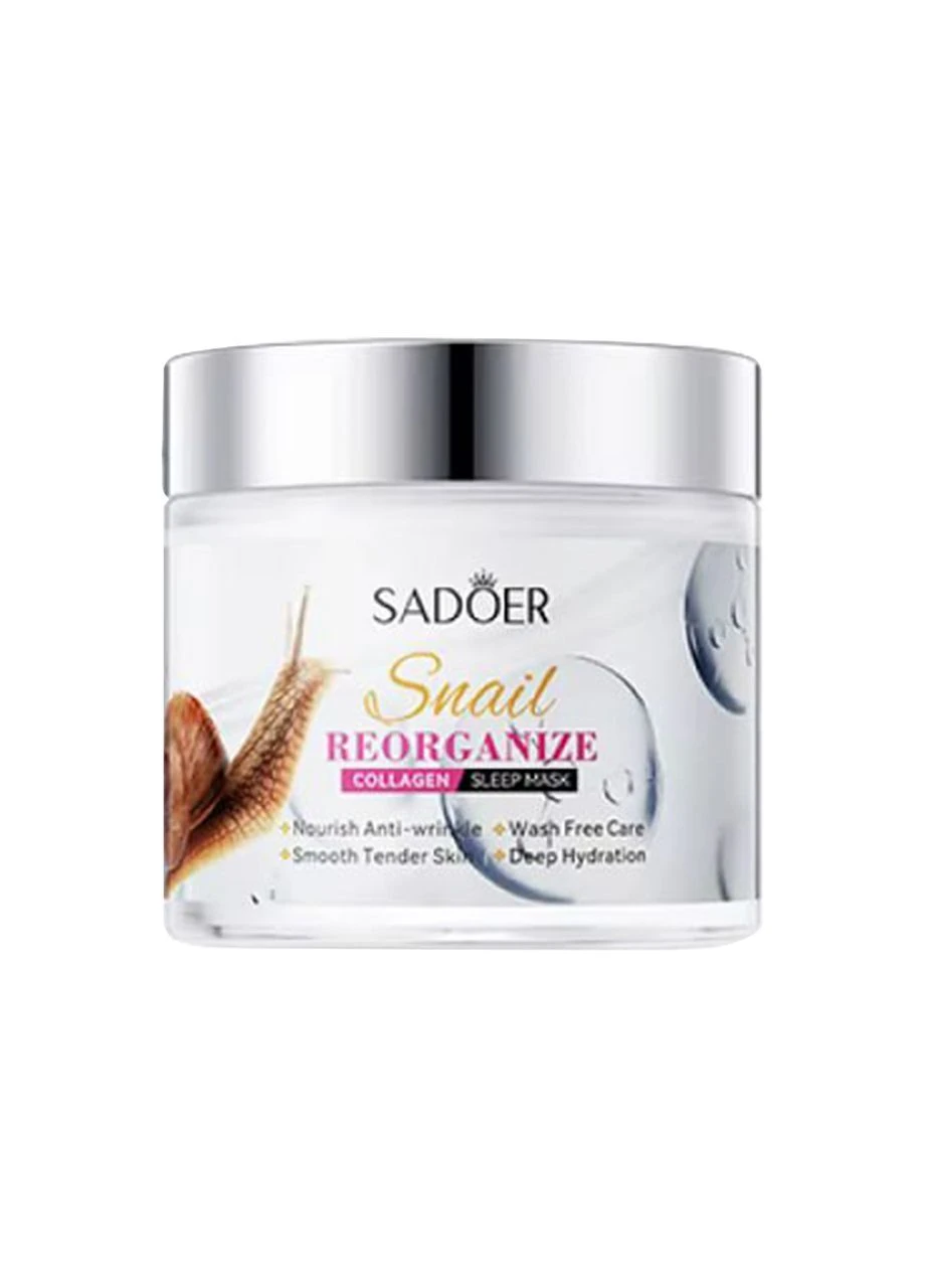 Нічна маска для обличчя Snail Reorganize Collagen зволожуюча, омолоджуюча 110 г SADOER (395956480)